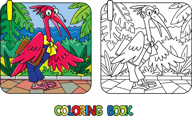 宜必思口译或翻译ABC着色书图片下载