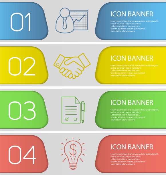 业务横幅模板集图片下载