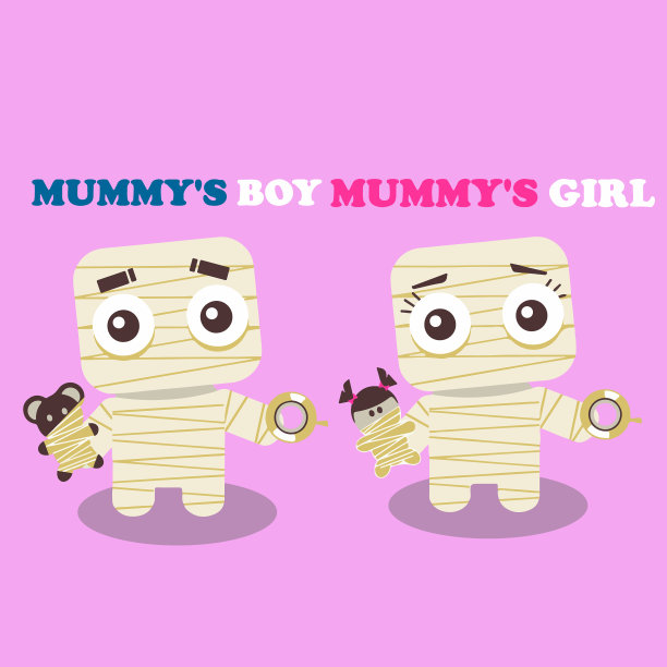 妈妈男孩妈妈女孩图片下载