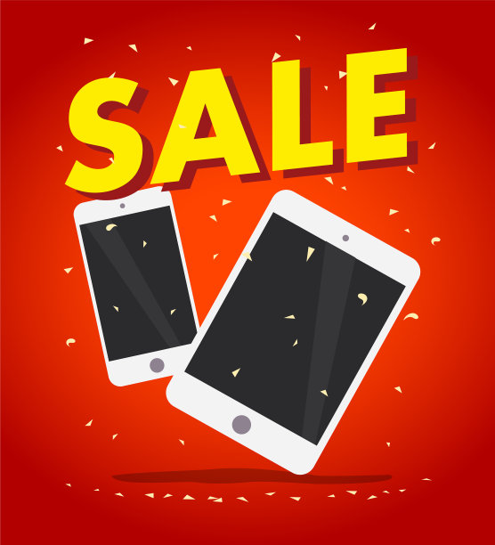 平板智能手机和平板电脑孤立的卡通图片下载