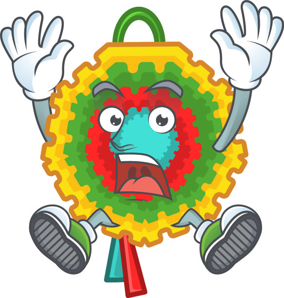 可爱的皮纳塔卡通人物风格与震撼图片下载