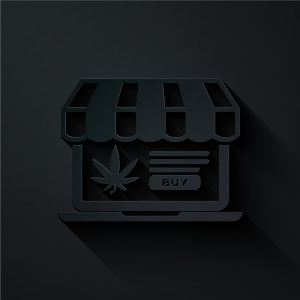 被纸划伤的笔记本电脑和医用大麻图片下载