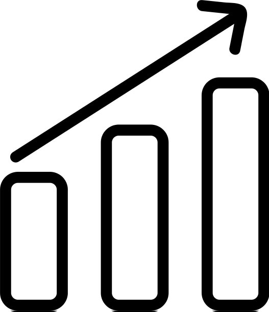 成长趋势是一个孤立的图标图片下载