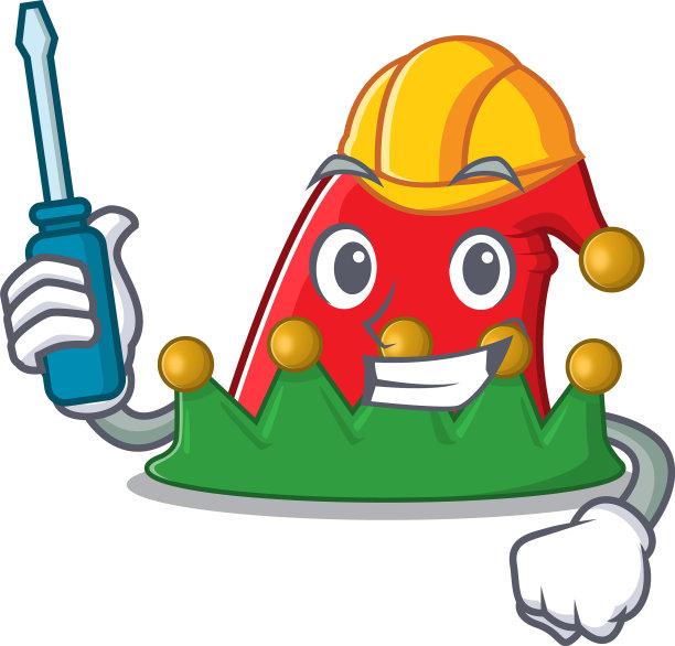 很酷的汽车精灵帽子在卡通中呈现图片下载