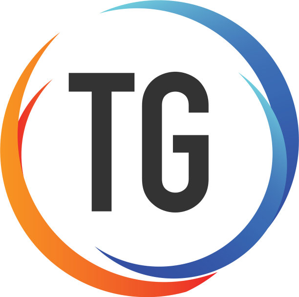 首字母tg有创意的勾形设计标志图片下载