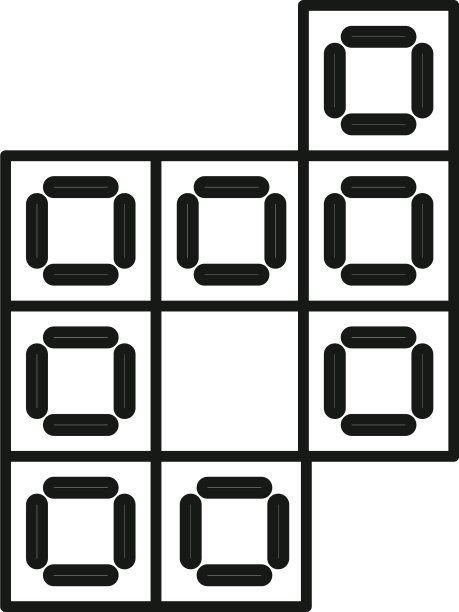 视频游戏砖块隔离图标图片下载