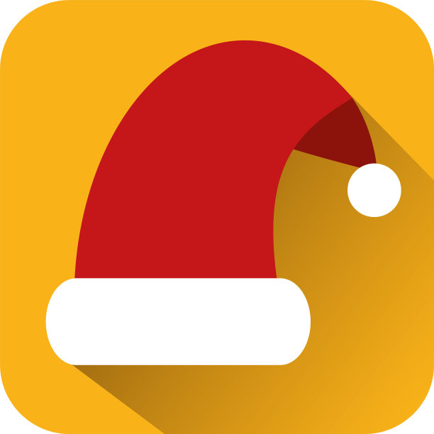圣诞老人帽子图标圣诞快乐图片下载