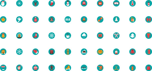 捆绑冬季设置图标图片下载