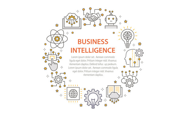 人工智能圈模板图标图片下载