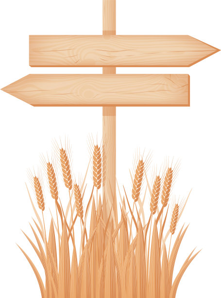 木牌上两个相对的箭头立在一根杆子上图片下载