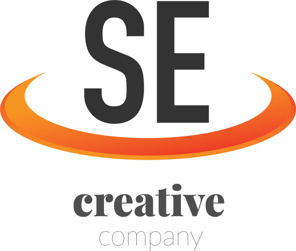 首字母se有创意的勾形设计标志图片下载