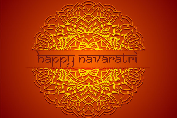 纳瓦拉特里节海报设计图片下载