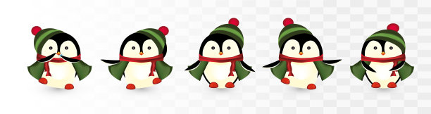 企鹅可爱的圣诞圣诞图片下载