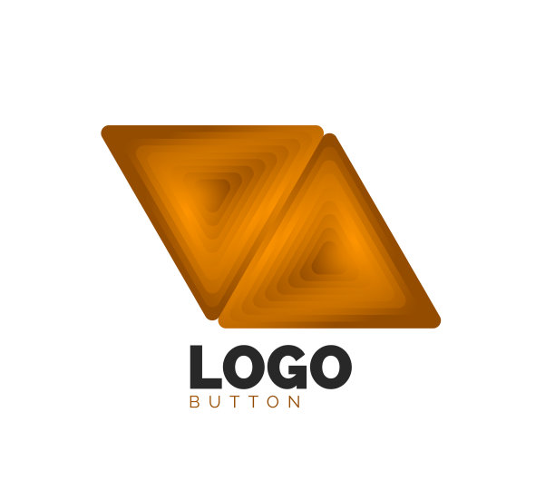 三角形图标几何标志模板最小图片下载