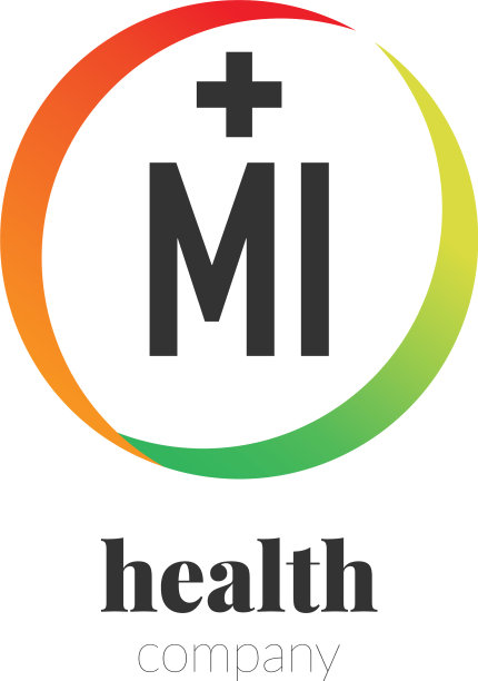 首字母mi创意健康公司标志图片下载