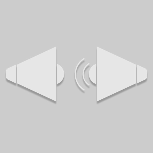 两个扬声器图标图片下载