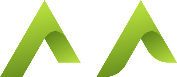 扭曲的字母标志设计图片下载