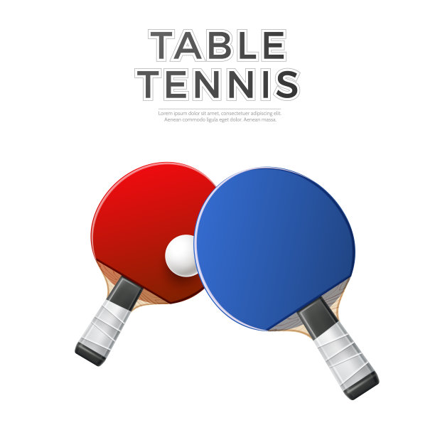 3d乒乓球乒乓球火箭与球图片下载