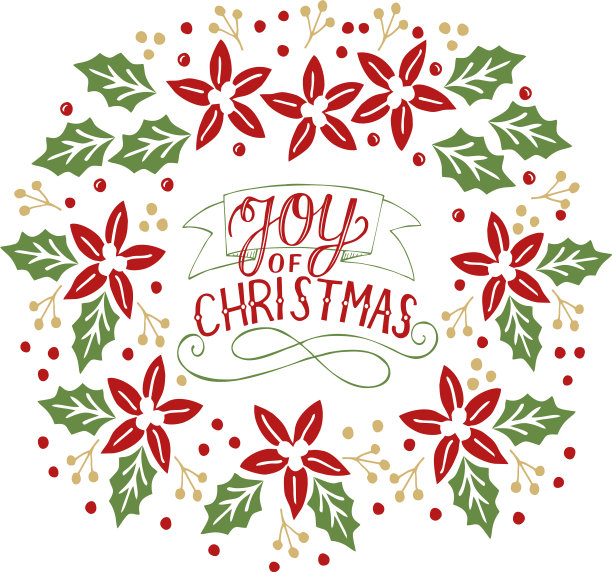 节日贺卡手工制作，刻有欢乐圣诞的字样图片下载