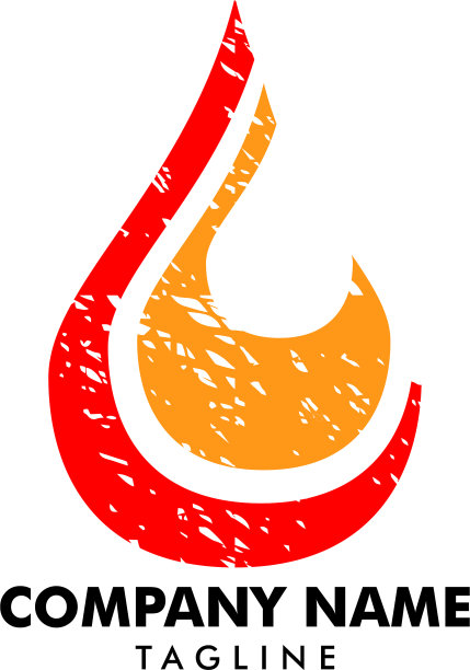 火火焰标志设计模板图片下载