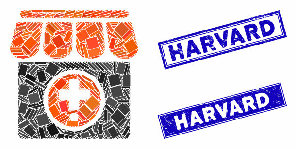 杂货店马赛克和垃圾矩形哈佛图片下载