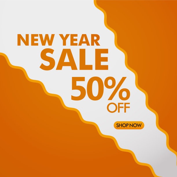 销售横幅模板设计新年特卖图片下载