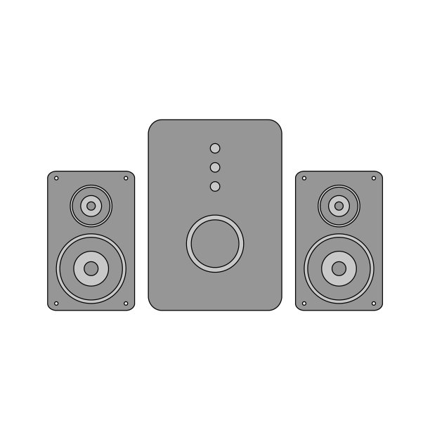 立体声音响系统图标图片下载