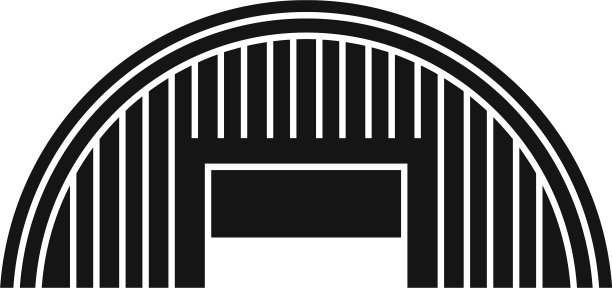 空机库图标简单的风格图片下载