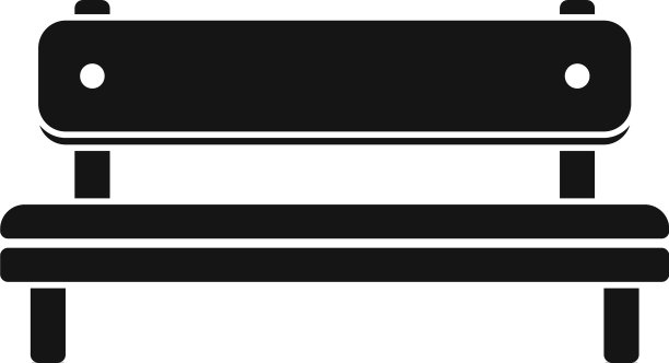 座椅长椅图标简单的风格图片下载