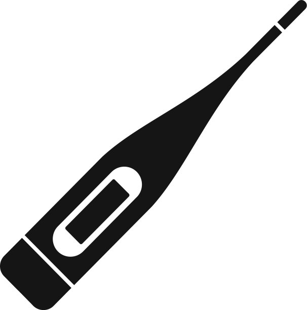 电子温度计图标样式简单图片下载
