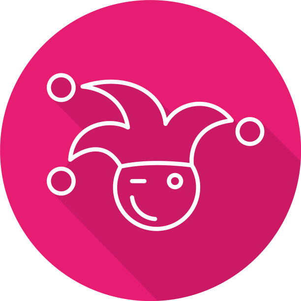 愚人一扁线形长影图标图片下载