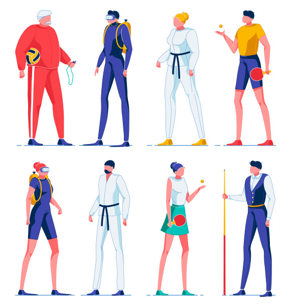 排球教练与哨子潜水员与设备图片下载