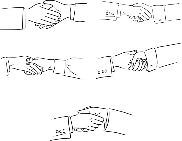 设置握手的商人图片下载