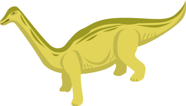 食草恐龙图标等距风格图片下载