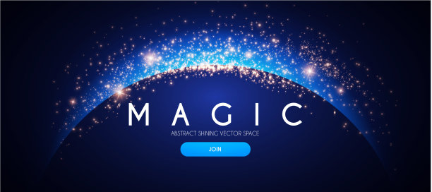 抽象闪亮的背景优雅魔幻空间图片下载