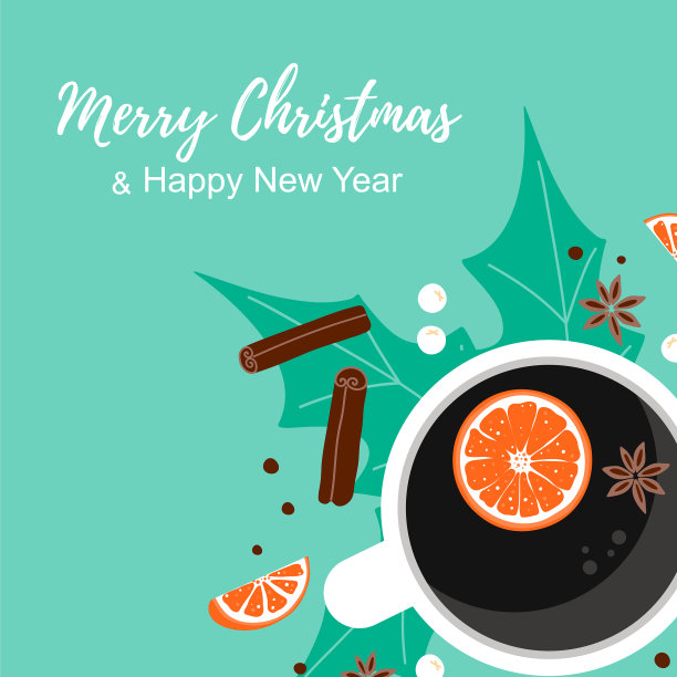 圣诞快乐模板卡图片下载