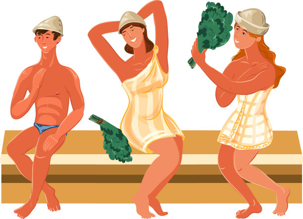 男女角色享受着热气图片下载