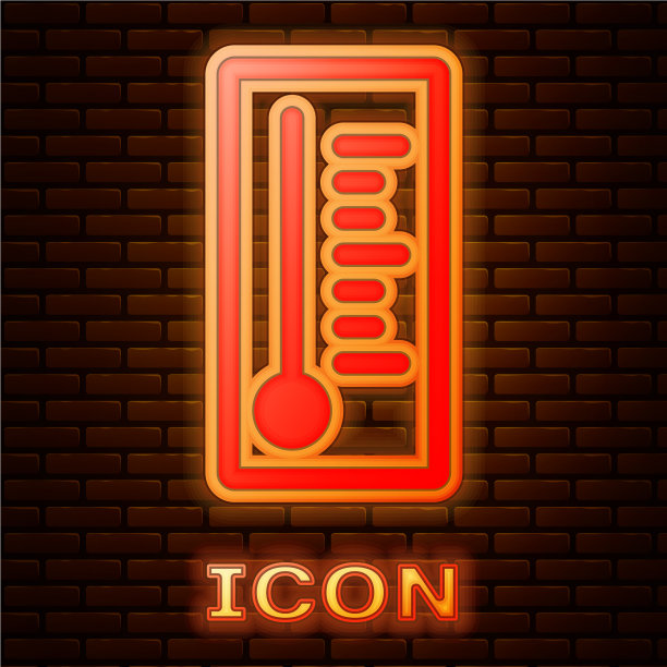 发光氖气象学温度计测量图片下载