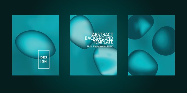 液体形状矢量背景图片下载