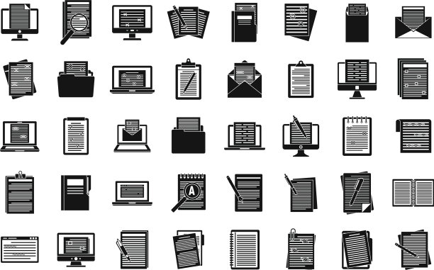 编辑器文档图标设置简单的样式图片下载