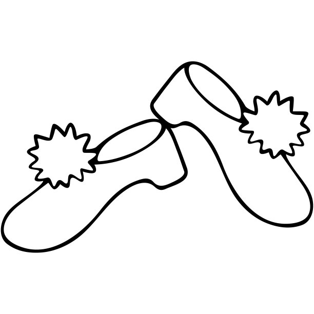 拖鞋的女性。家庭服装的主题。矢量插图涂鸦风格。轮廓在一个孤立的白色背景。草图。舒适的鞋子。适合家庭办公的时尚模型。着色。图片下载