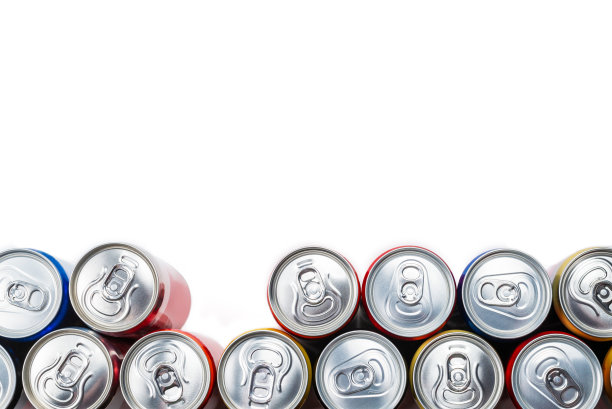 一组铝罐，冷饮。图片下载