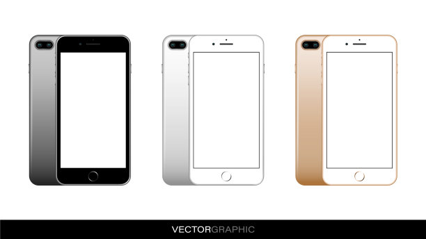 智能手机模板一起三色1白色图片下载