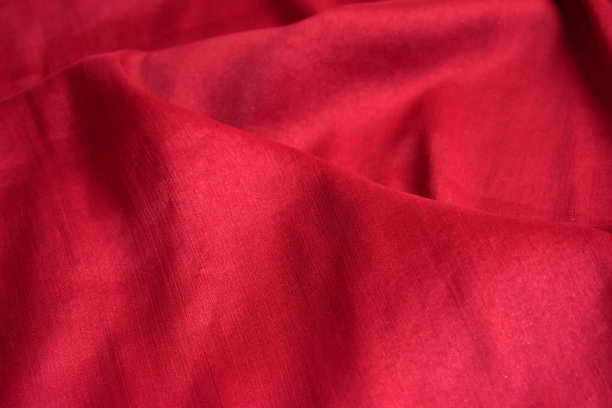红色光泽布背景织物纹理图片下载