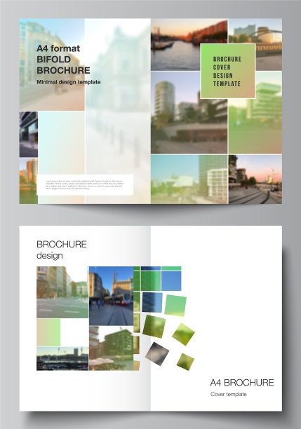 布局两个a4封面模型设计图片下载