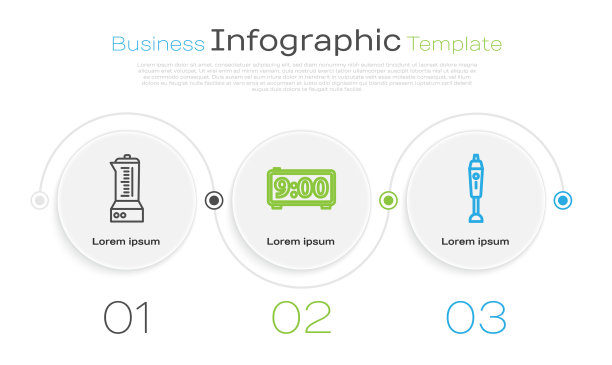 设置线搅拌机数字闹钟和搅拌机图片下载