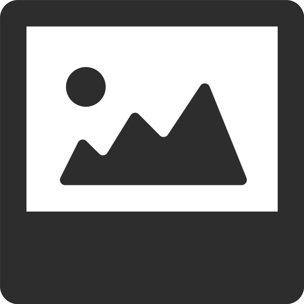 黑色图片图标上的白色背景一套图片下载