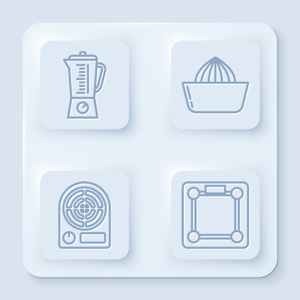 设置电动线搅拌机、柑橘果汁机图片下载