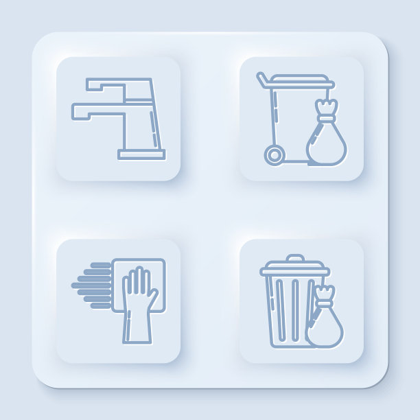 设有自来水龙头、垃圾桶清洁服务图片下载