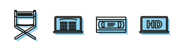 设置线VHS盒式录像带导演电影图片下载